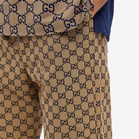 gg jacquard jogging pant replica|Gucci GG Jacquard Canvas Track Pant Camel Men's .